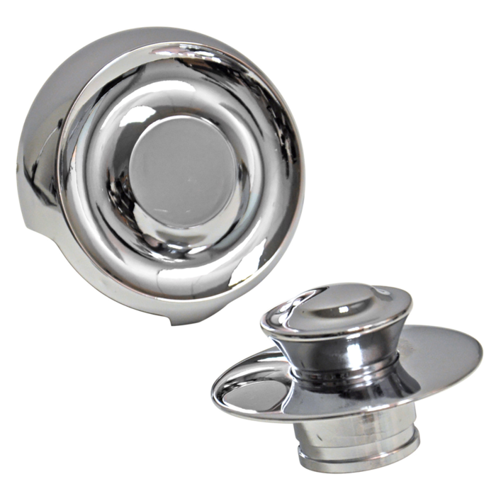 Universal Tub Drain Trim Kit in Chrome