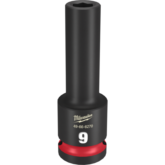 Milwaukee SHOCKWAVE™ Impact Duty 1/2" Drive 9MM Deep 6 Point Socket