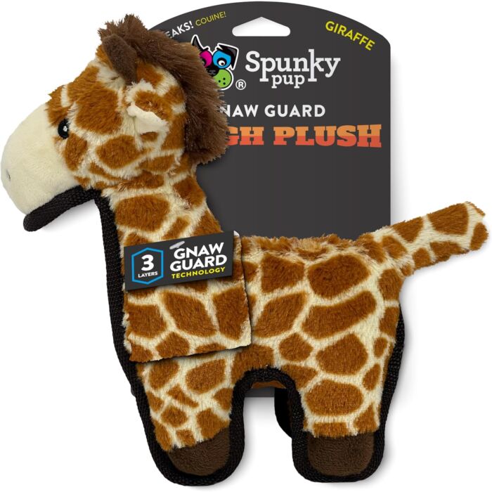 Spunky Pup SpunkyPup Tough Plush Giraffe