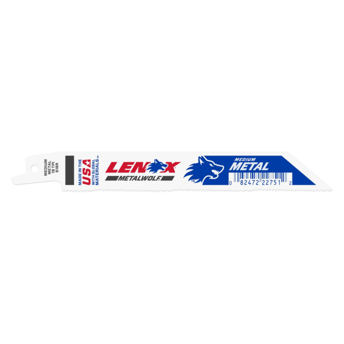 Lenox LENOX Reciprocal Saw Blades, 6" Long X 3/4" Wide X 0.035" X 18" Tpi (50 Pack)