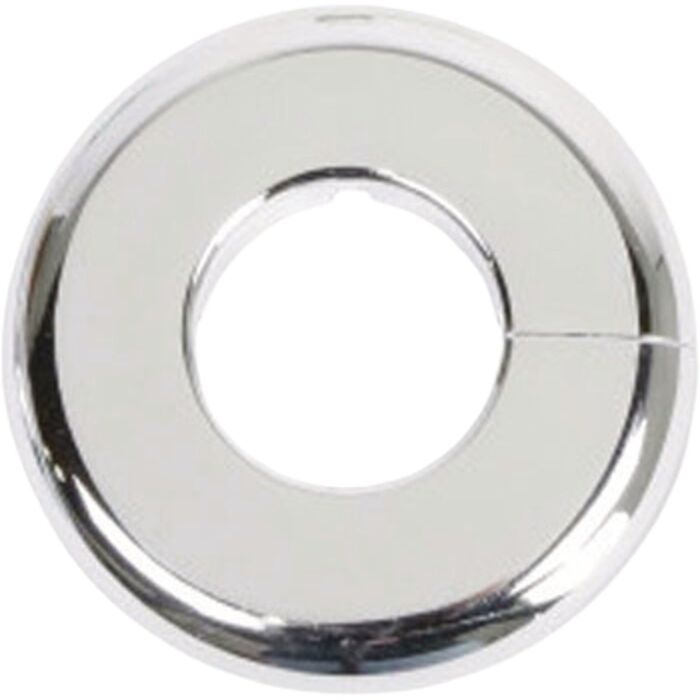 Plumb Pak Chrome Plated Plastic Floor & Ceiling Plate Flange for 1 In. Iron