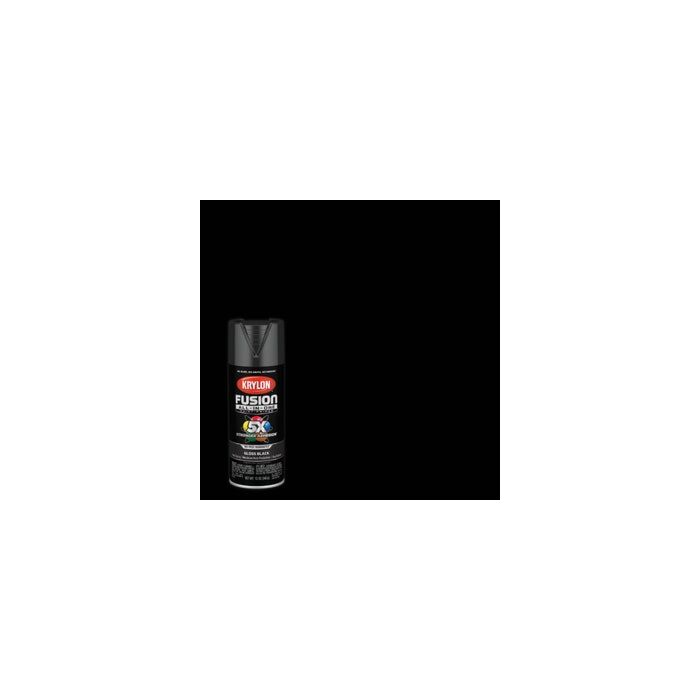 Krylon Fusion All-In-One Gloss Spray Paint & Primer, Black