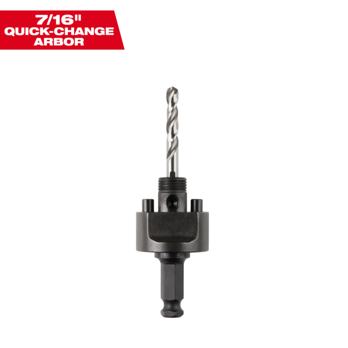 Milwaukee Large Thread Pull-Back Arbor, 7/16" Shank