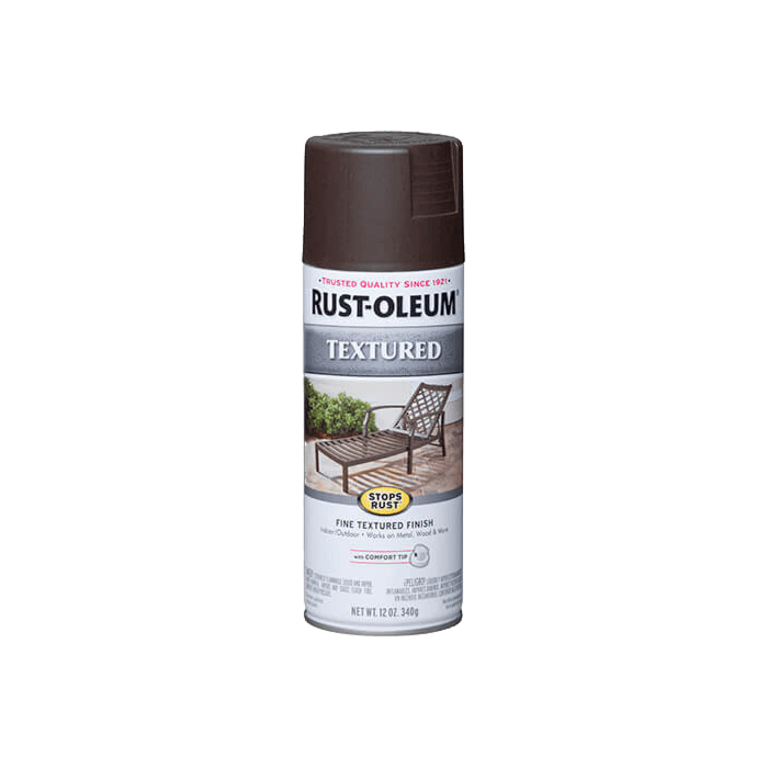 Rust-Oleum Stops Rust Spray Paint (Textured - Dark Brown) 12 oz