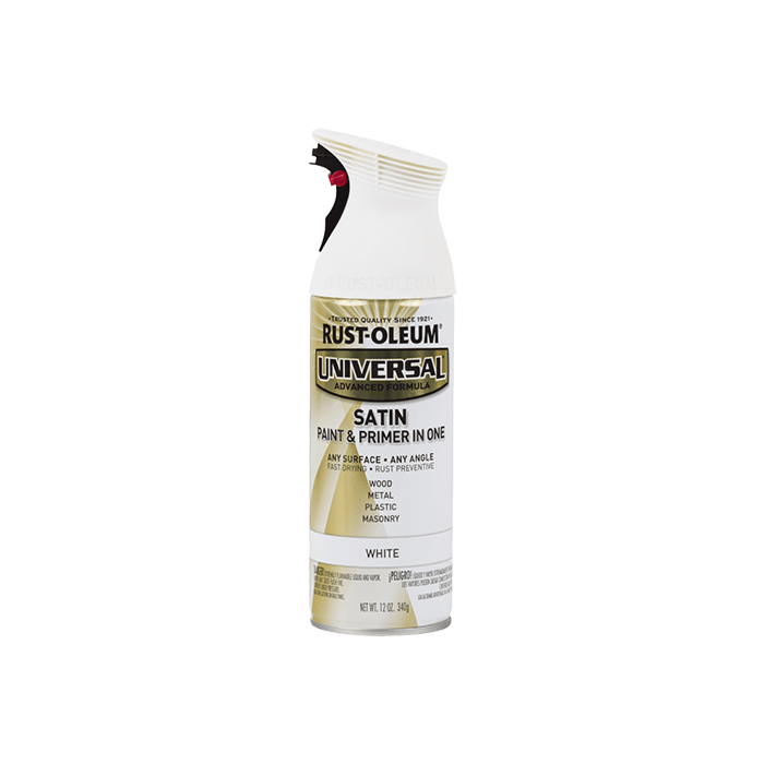 Rustoleum Premium Spray Paint (Satin - White) 12 oz