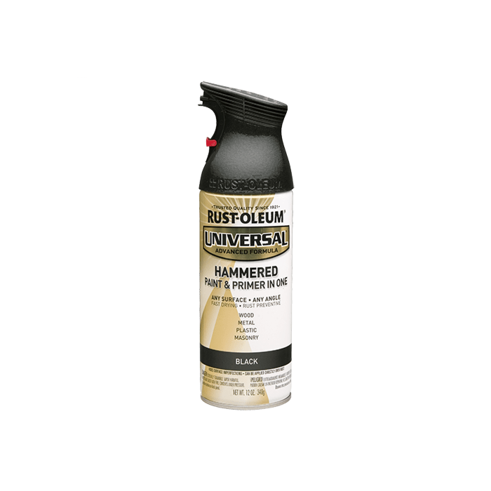Rust-Oleum Universal Premium Spray Paint - 12 oz - Black Hammered