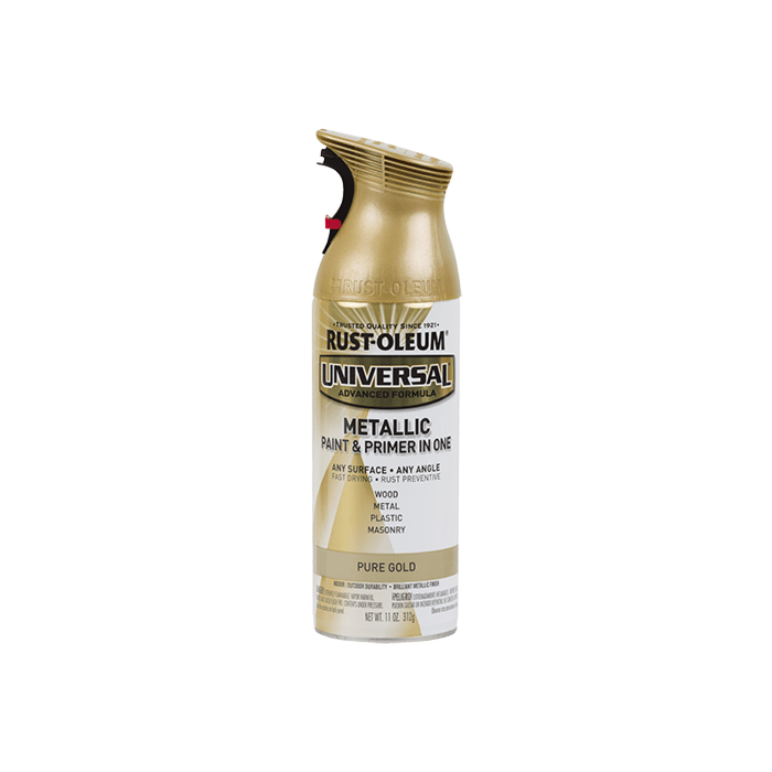 Rust-Oleum Universal Premium Spray Paint - 11 oz - Metallic Pure Gold
