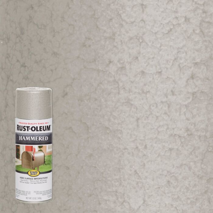 Rust-Oleum Stops Rust® Spray Paint (Hammered - White) 12 oz