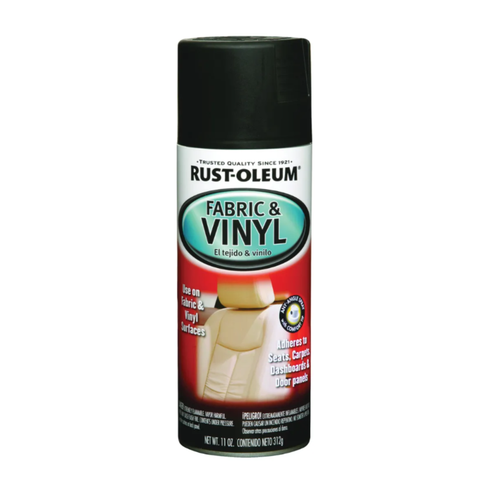 Rust-Oleum Automotive Fabric & Vinyl  (Flat - Black) 11 oz