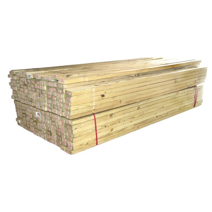 2" x 4" x 8 ft Treated Lumber