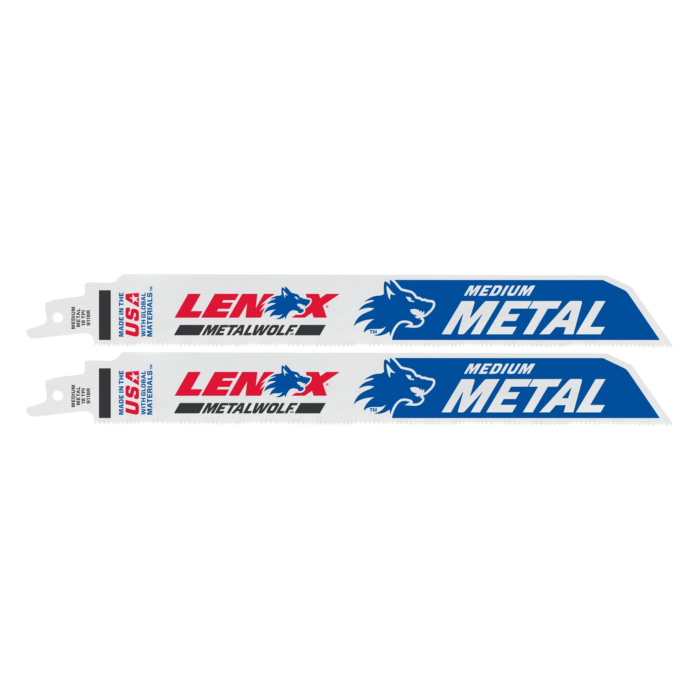 Lenox LENOX 9" 18TPI METALWOLF WAVE EDGE Reciprocating Saw Blades (2 Pack)