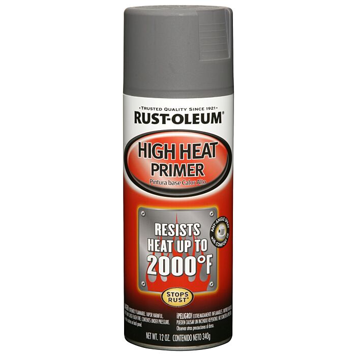 Rust-Oleum High Heat Automotive Paint Primer (Gray) 12 oz Spray