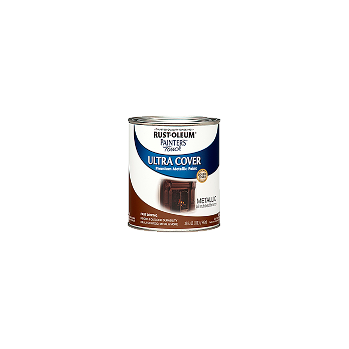 Rust-Oleum Painter's® Touch Ultra Cover - Metallic - Quart - Oil-Rubbed Bronze