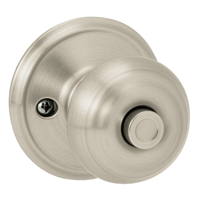 Schlage Georgian Satin Nickel Bed & Bath Door Knob