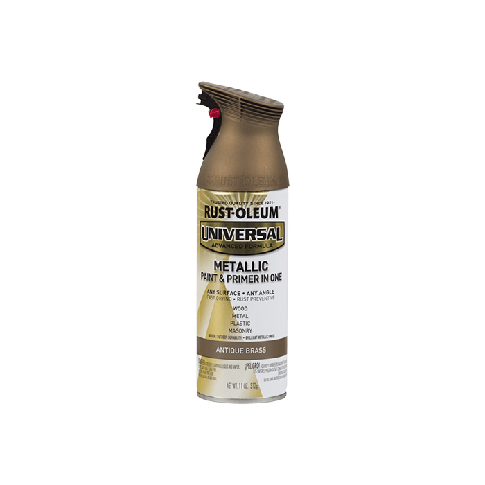 Rust-Oleum Universal Premium Spray Paint - 11 oz - Metallic Antique Brass