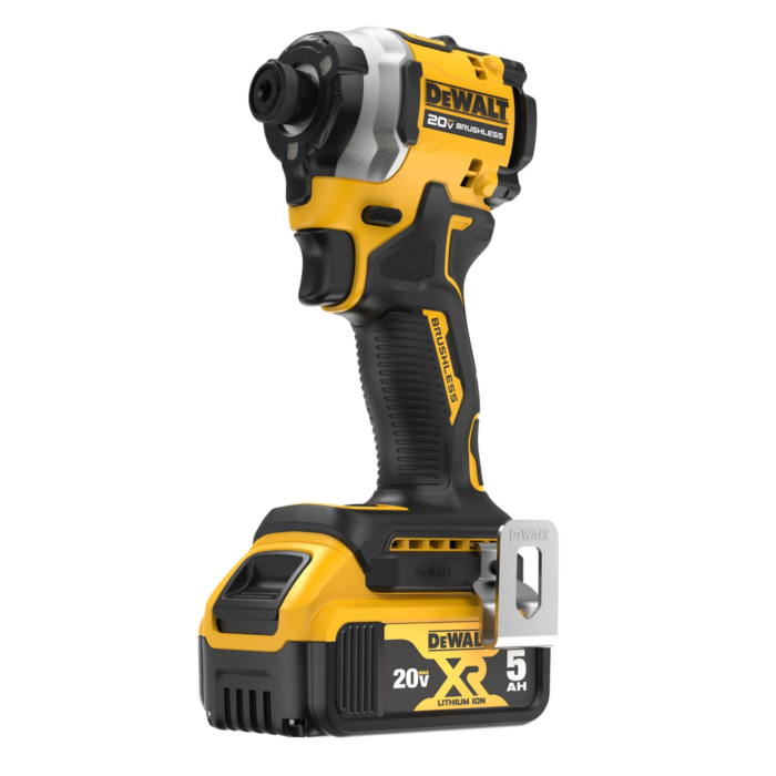 DEWALT 20V MAX* ATOMIC Cordless Brushless 1/4 in Impact Driver Drill Kit (1) Lithium Ion Battery with Charger