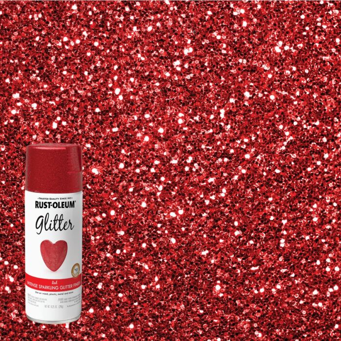 Rust-Oleum Specialty Spray Paint (Glitter - Red) 10.25 oz