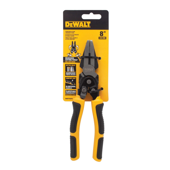 Stanley DEWALT Compound Action Linesman Pliers
