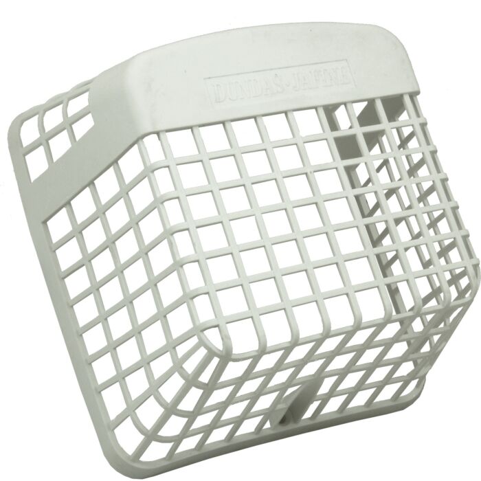 Lambro 4 in. Plastic Universal Hinged Vent Guard (White)