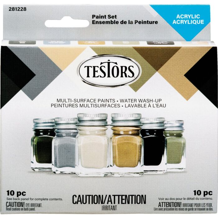 Rustoleum Testors Acrylic Paint Set (Camo - 6pc)