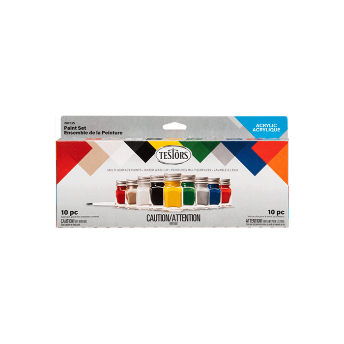 Rustoleum Testors Acrylic Paint 9pc