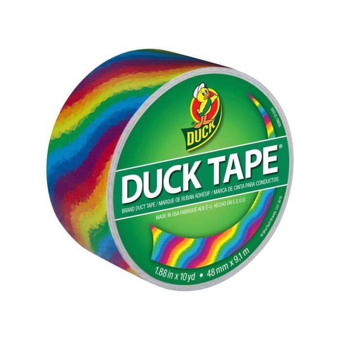 Duck Tape Duct Tape 1.88 in. x 10 yd 9 mil - Rainbow