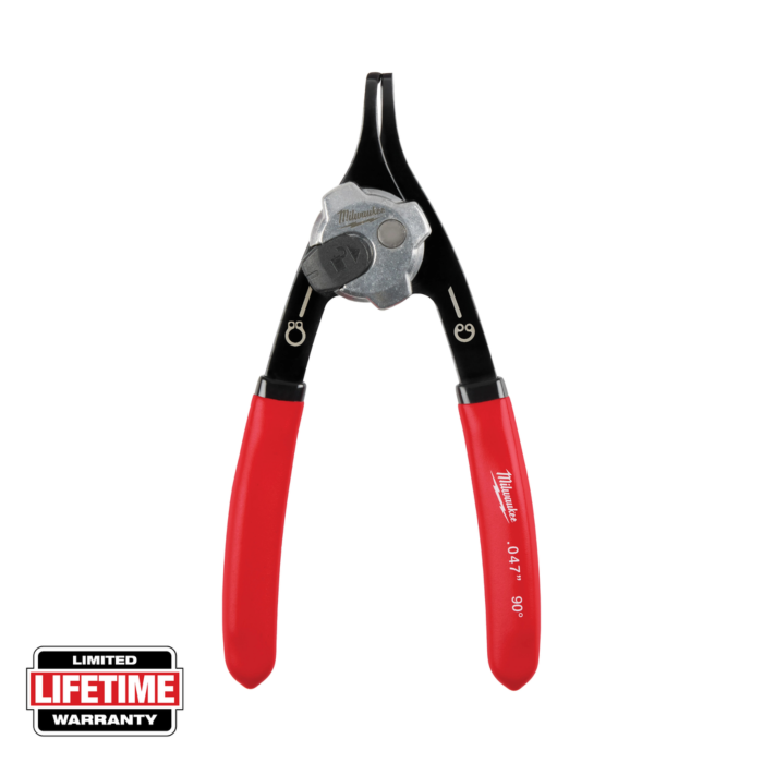 MIlwaukee .047" Convertible Snap Ring Pliers - 90°
