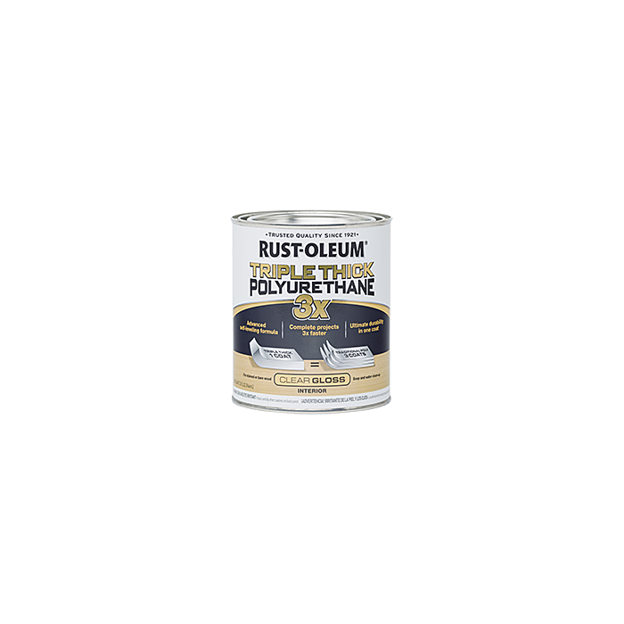 Rust-Oleum Wood Care - Triple Thick Polyurethane - Quart - Gloss