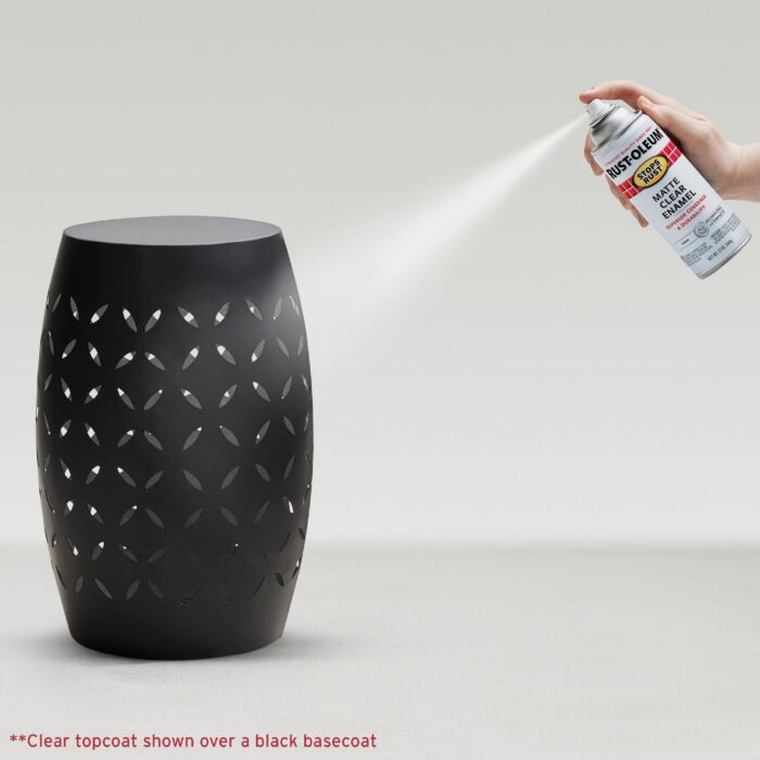 Rust-Oleum Stops Rust Enamel Spray (Matte - Clear) 12 oz