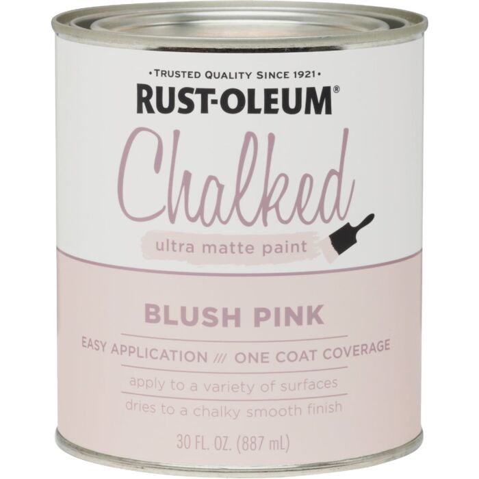 Rustoleum Chalked Paint (Ultra Matte - Blush Pink) 30 oz