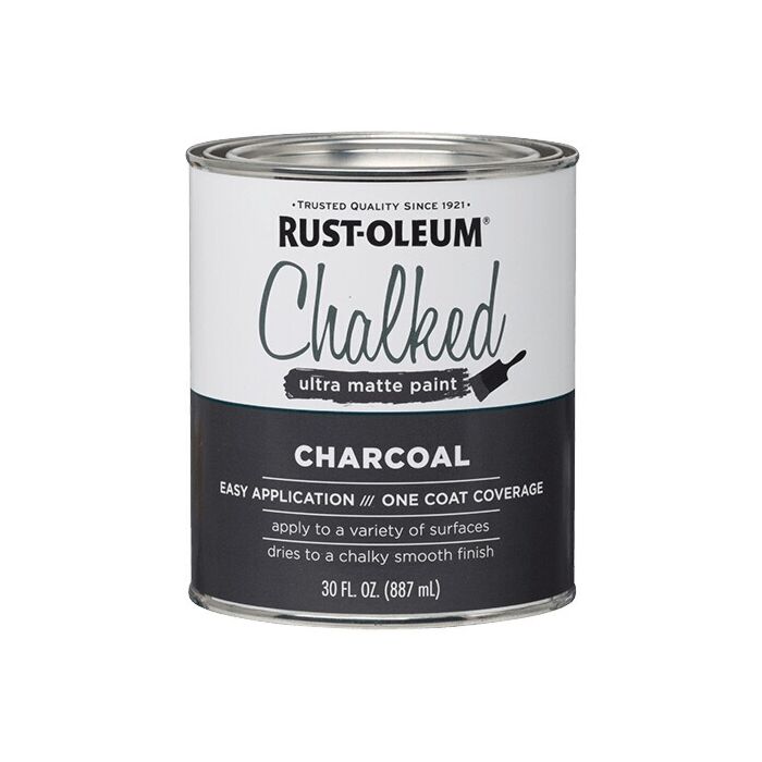 Rustoleum Chalked Paint (Ultra Matte - Charcoal) 30 oz