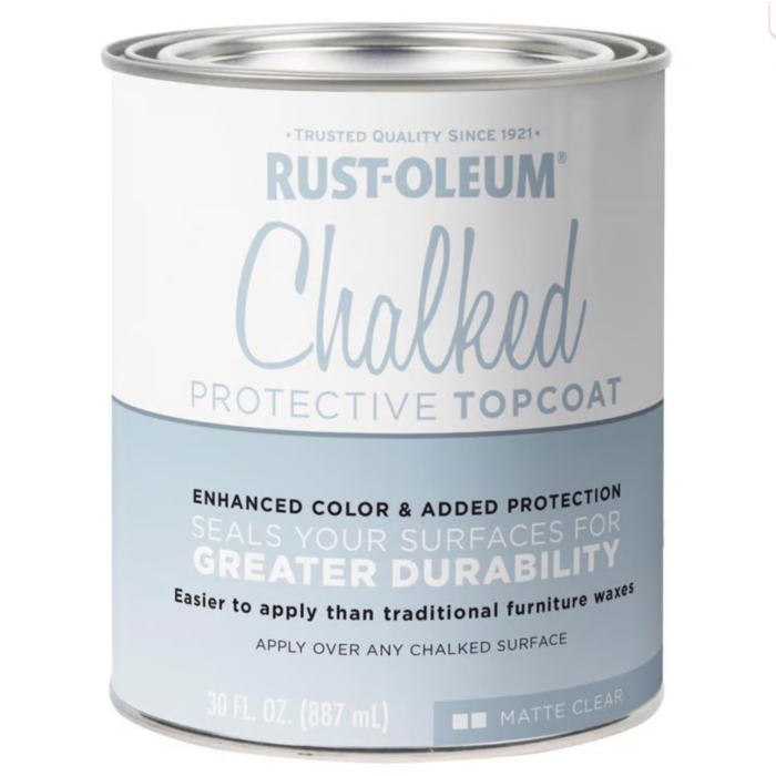 Rustoleum Chalked Protective Topcoat (Matte - Clear) 30 oz