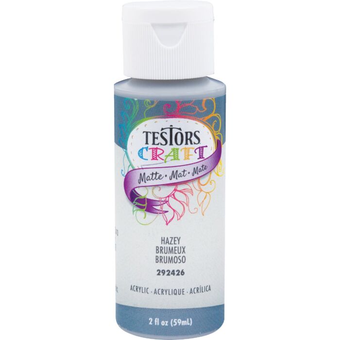 Rust-Oleum Testors Acrylic Craft Paint (Matte - Hazey) 2 oz