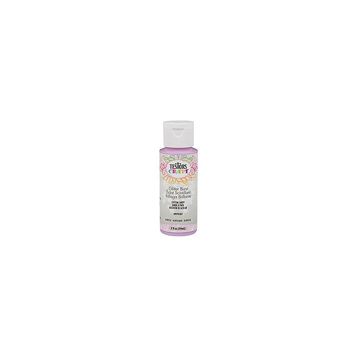 Rust-Oleum Testors 2oz Glitter Cotton Candy