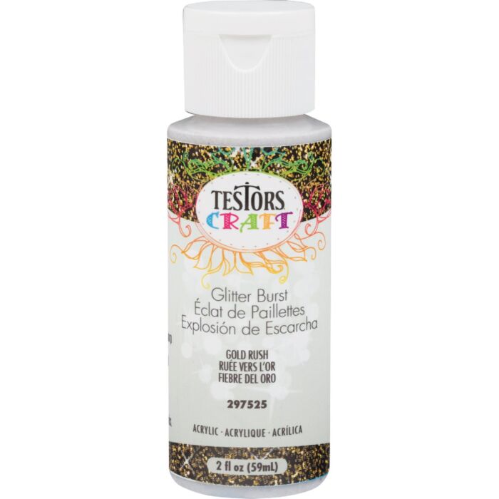 Rust-Oleum Testors 2oz Glitter Gold Rush