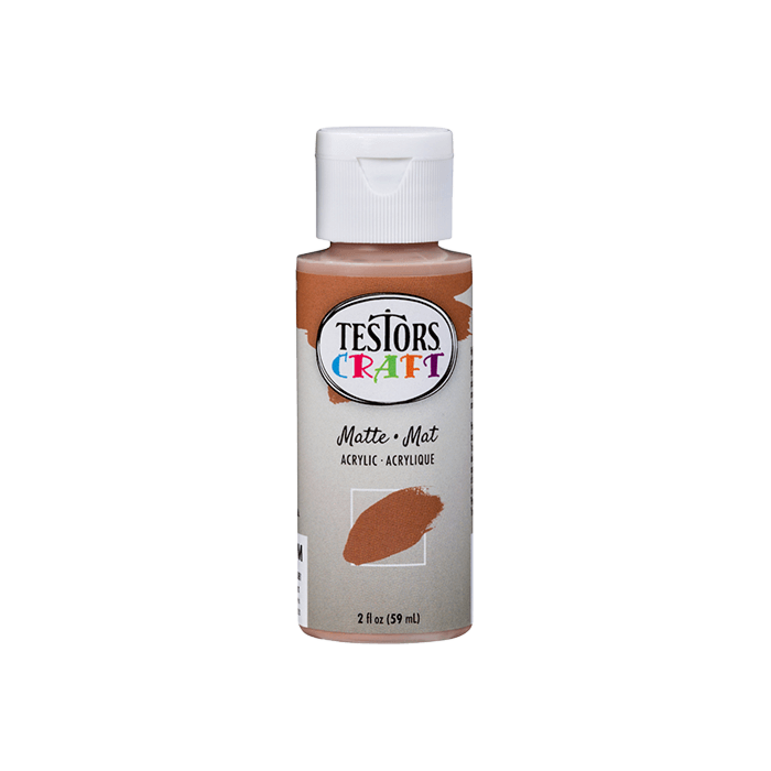 Rust-Oleum Testors Craft 2 Oz. Matte Coffee Acrylic Paint