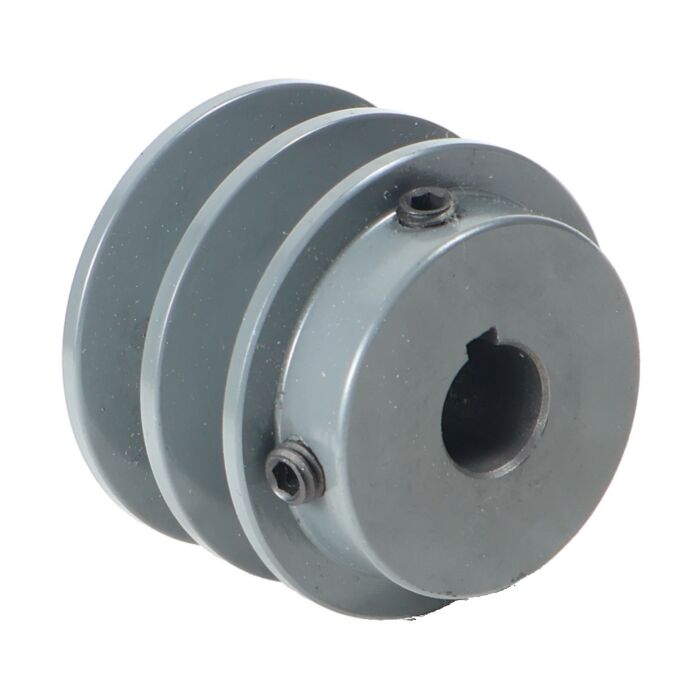 Amec 2.25" OD "A" V-Belt, 2 Groove Sheave, 5/8" Bore