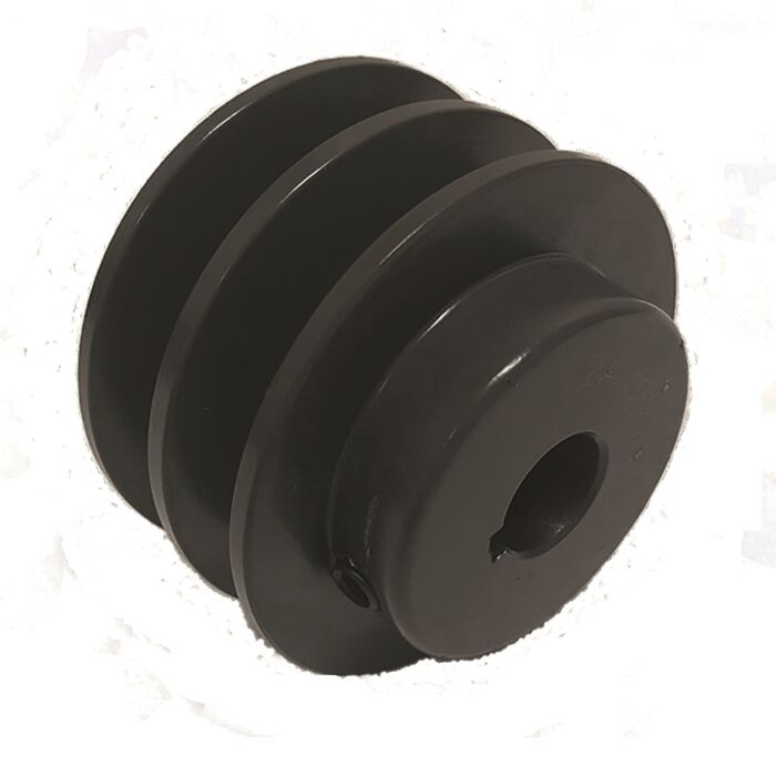 Amec 2.35" OD "A" V-Belt, 2 Groove Sheave, 1" Bore
