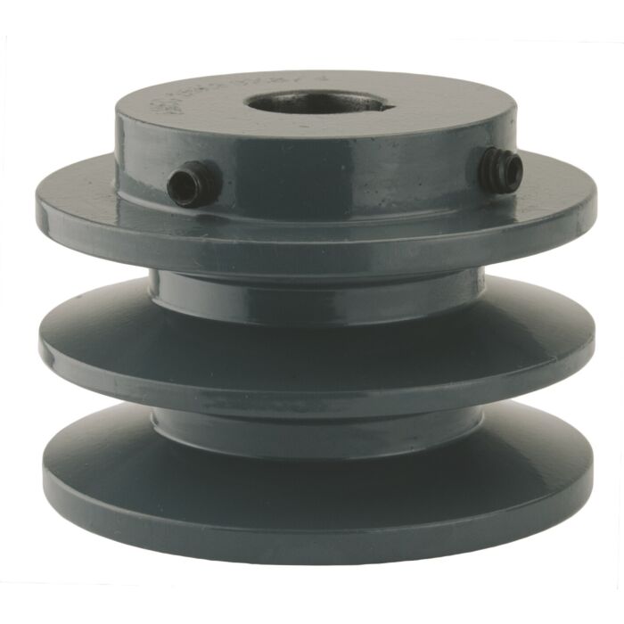 Amec 3.15" OD "B" V-Belt, 2 Groove Sheave, 3/4" Bore