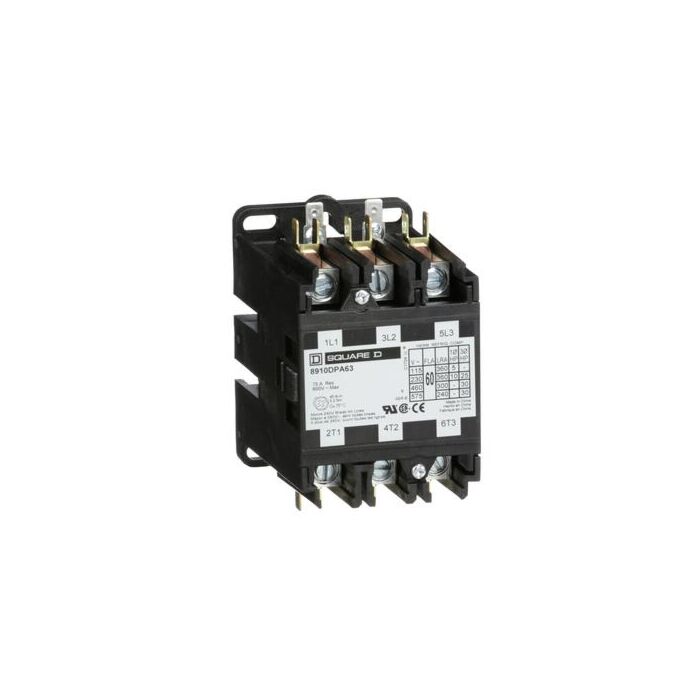 Square D™ 600 V 60 A 3 ph Contactor