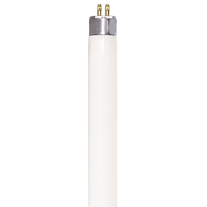 Satco 21 Watt - T5 - Fluorescent - 3500K Neutral White - 82 CRI - Miniature Bi Pin base