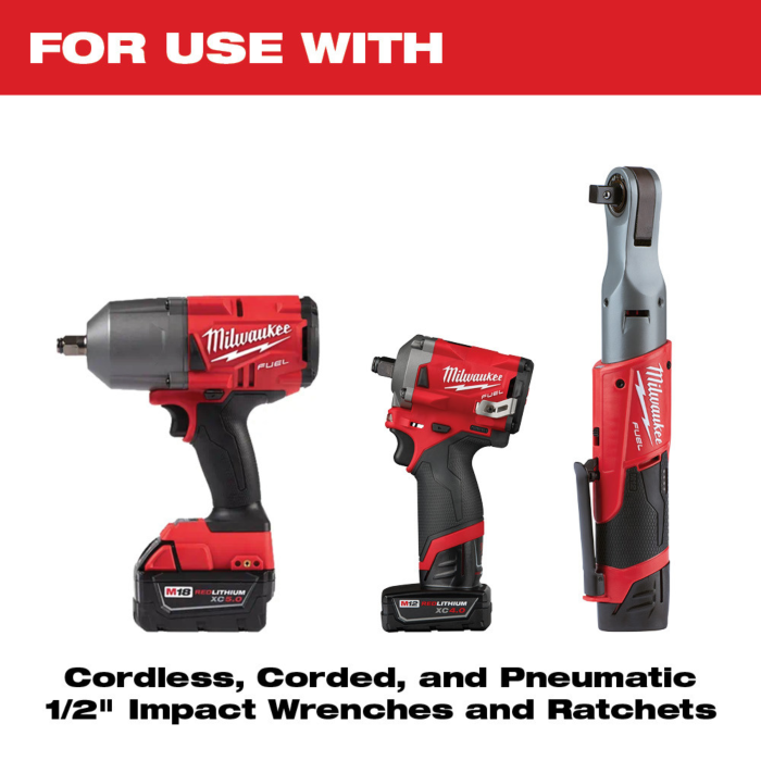 Milwaukee 31PC SHOCKWAVE™ Impact Duty Socket 1/2” Drive Set