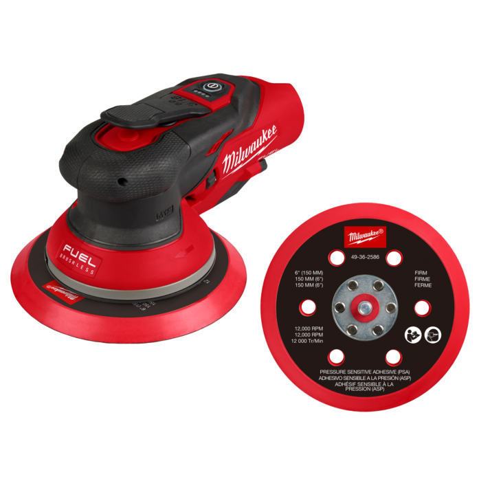 Milwaukee M12 FUEL™ 6" Random Orbital Sander (3/16")