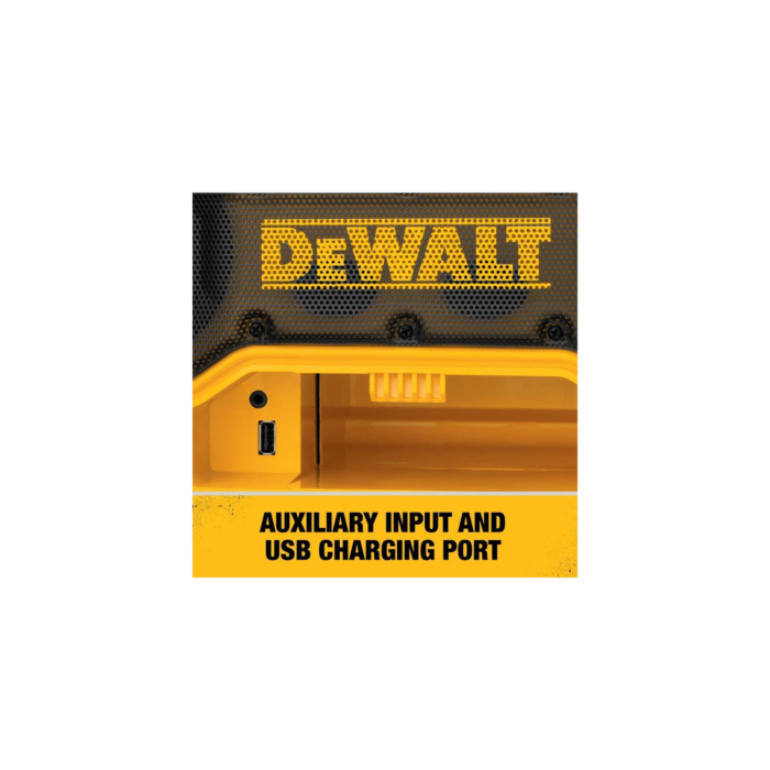 DEWALT 20V MAX** Portable Radio and Battery Charger, Bluetooth