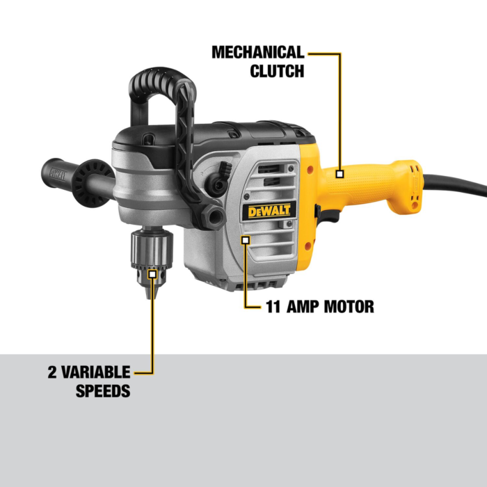 DEWALT Electric Drill, Stud Joist With Clutch, 1/2-Inch