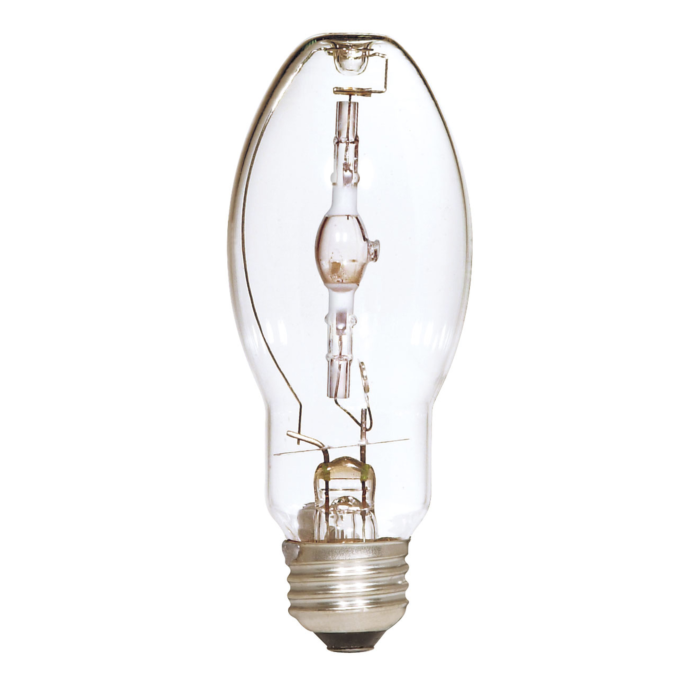 Satco 100 Watt - Metal Halide HID - Medium base - ED17 - Clear - 65 CRI - 4000K