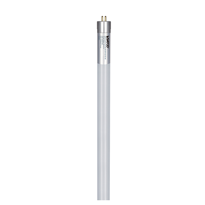Satco 25 Watt T5 LED - Miniature bi-pin base - 5000K - 50000 Average rated hours - 3400 Lumens - 120-277 Volt - Type B - Ballast Bypass - Single or Double Ended Wiring