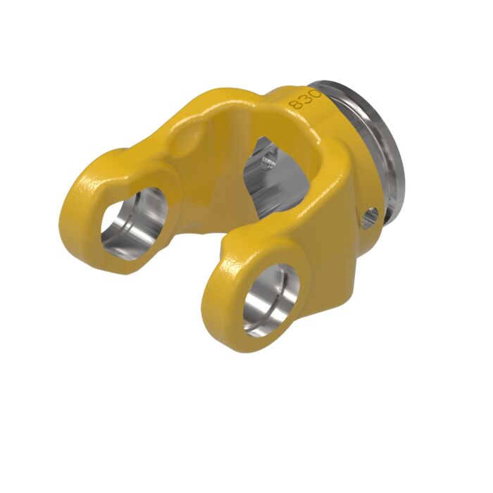 Weasler AB3 series yoke with 36 mm trilobe bore and roll pin connection