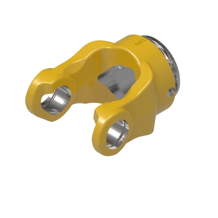 Weasler AB8 series yoke with 54 mm trilobe bore and roll pin connection