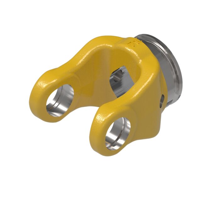 Weasler AW10 series yoke with 23 mm lemon bore and roll pin connection